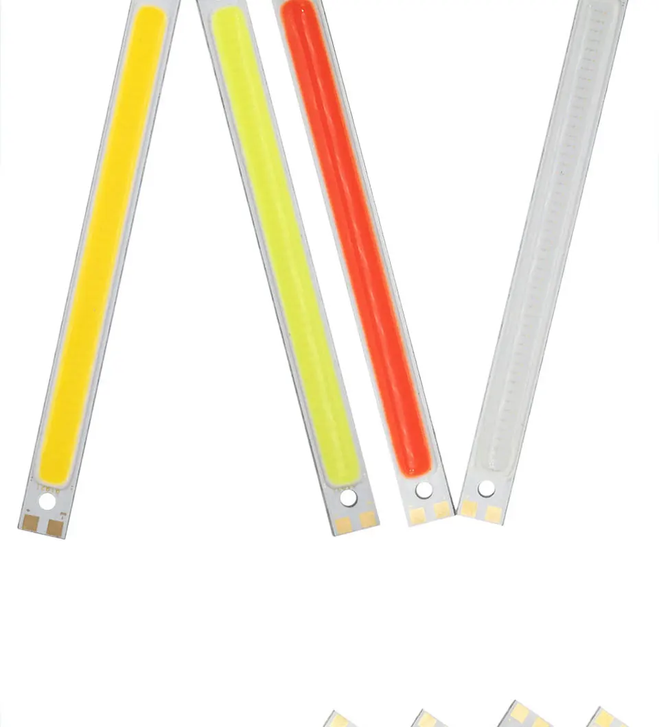 120mm 12v 10w 1000LM cob led light strip chip bulb lamp red blue white (7)