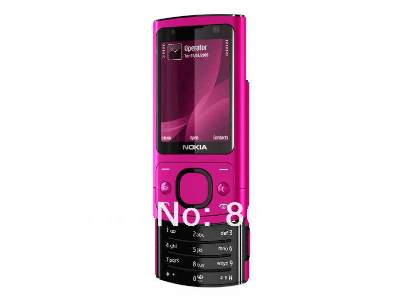 NOKIA 6700s 6700 Silder мобильный телефон 3g GSM разблокированный Восстановленный телефон ярко-розовый