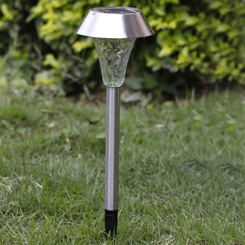 

Stainless Steel Solar Power LED Lawn Light Waterproof Water Cube Pattern Outdoor Garden Light Lamp LED Garden Decor