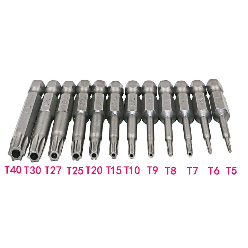 12 Pcs/Set Security Bit Set Tamper Proof Screwdriver Drill Bit Screw