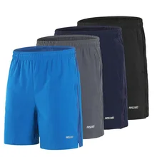 Мужские спортивные шорты для бега быстросохнущие Стрейчевые тренировочные спортивные шорты для фитнеса и йоги тонкие спортивные шорты