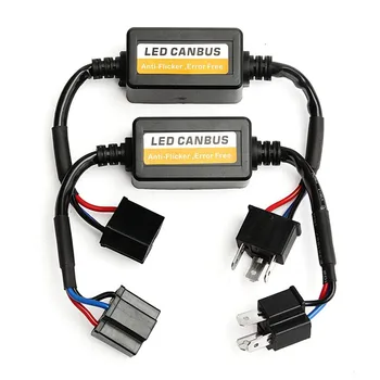 

2PCS H4 LED Headlight Decoder Canbus Warning Error Canceler Load Resistor(6.5)