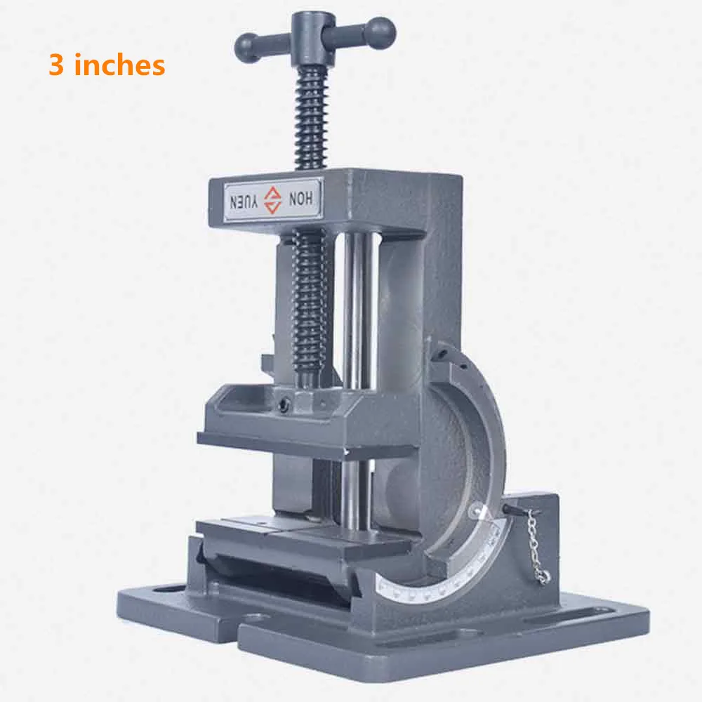 

3 inches Tilting guide bar angle clamp, drill bench drill with 90 degree angle small vise