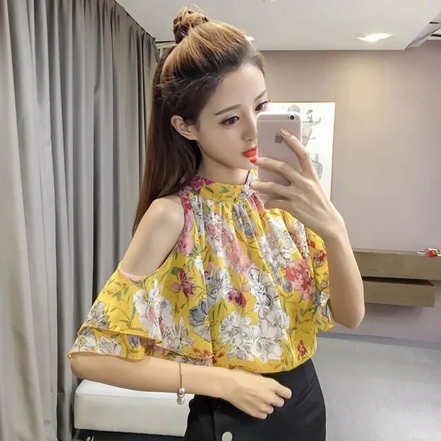 

New J02285 Fashion Summer Women Shirt OL Office Lady Work Wear