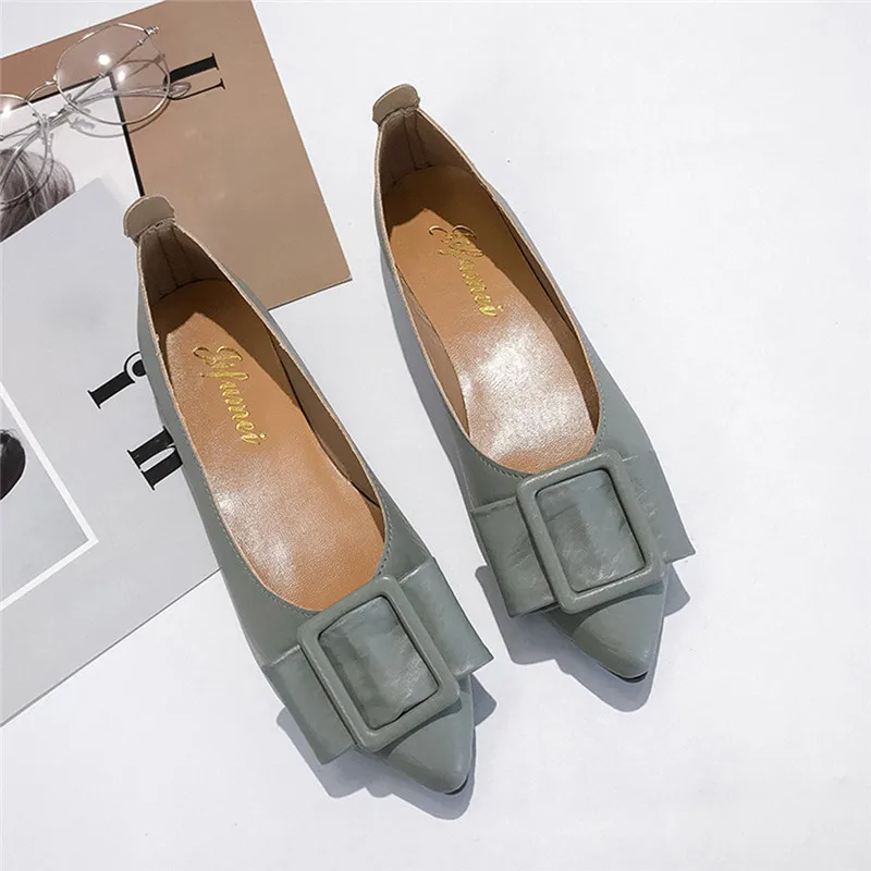 shoes woman Women's Fashion Casual Solid Colors Pointed Toe Flat With Shallow Work zapatillas mujer Shoesflat shoes women #4j24 (12)