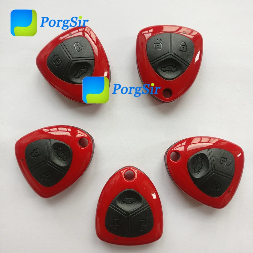 Xhorse VVDI 3 кнопки универсальный пульт дистанционного управления для Ferrari типа красный цвет XKFE00EN