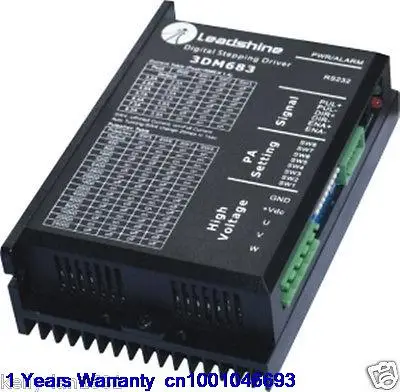 

DHL/EUB 5pcs LeadShine 3DM683 3 Phase Digital Stepper Motor Driver 20-60VDC 0.5-8.3A NEW 15-18