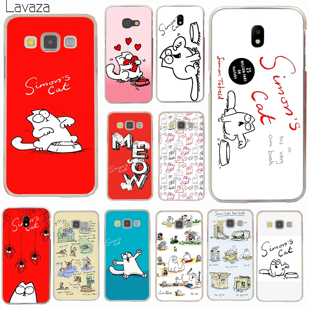 

Lavaza Simons Cat Simon's Hard Phone Case for Samsung Galaxy J6 J3 J1 J2 J5 2015 2016 J5 Prime J7 2017 EU US Version Cover