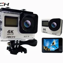 DHL 10 шт./лот T350 ультра FHD 4 К действие Камера Wi-Fi 1080 P 60fps 2.0 ЖК-дисплей 170D Full HD 30 м Водонепроницаемый Видео Действие DV Спорт Камера