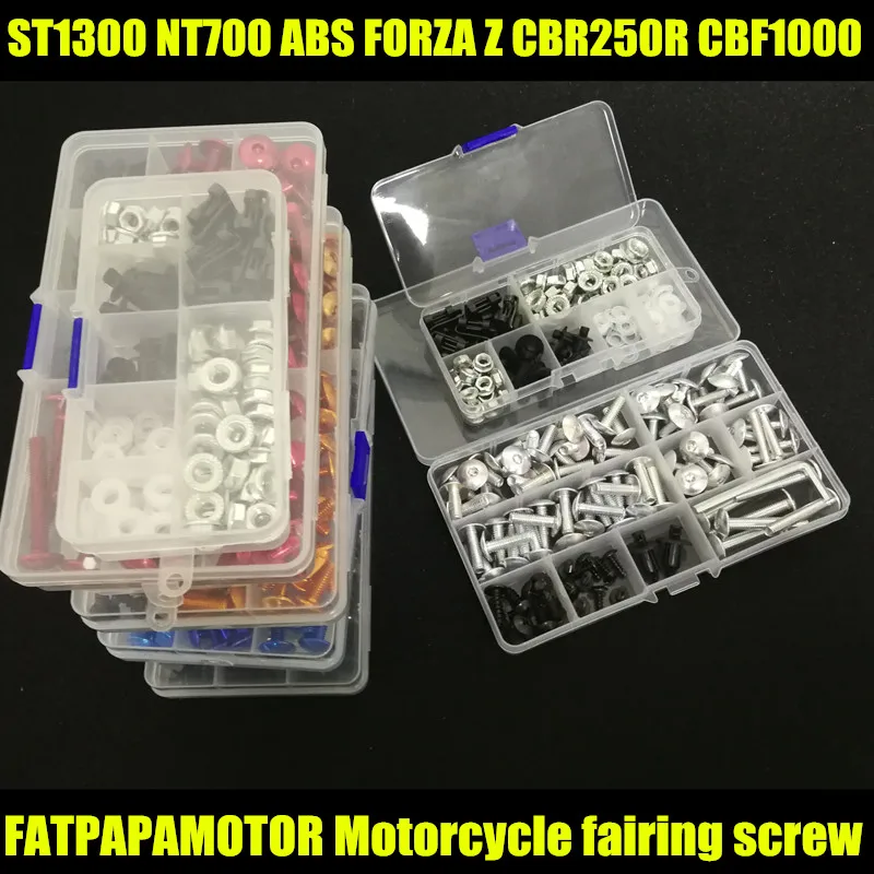

Universal Motorcycle Fairing Bolts Screw Moto Spring Bolts For HONDA ST1300 NT700V ABS FORZA Z CBR250R CBF1000