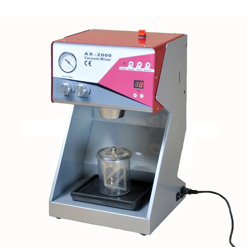 AX 2000C Dental laboratory equipment plasters investments Vacuum mixer