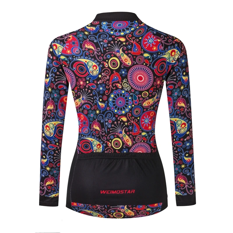 WEIMOSTAR велосипедная майка Ropa Ciclismo с длинным рукавом, дышащая женская рубашка, одежда для велосипеда, одежда для гонок, одежда для велоспорта, топы