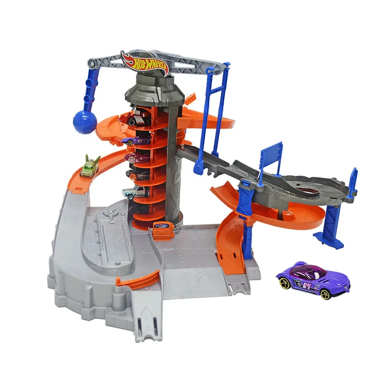 Hot Wheels городское приключение электрическая сцена трек набор DPD88 развивающая