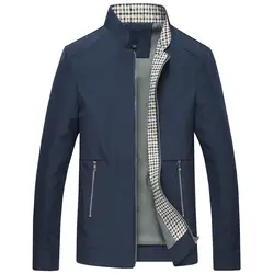 Zogaa 2019 новые весенне-осенние мужские повседневные куртки, пальто однотонная брендовая одежда воротник стоечка мужской бомбер куртки