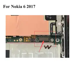 2 шт. FPC Разъем для Nokia 6 2017 ЖК-дисплей экран на материнской платы для Nokia 6 Nokia6 2017