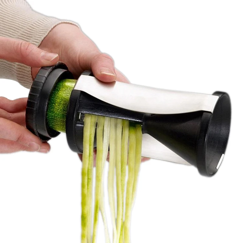 

Creative Kitchen Accessories Stainless Steel Vegetable Shredder Slicer Carrot Cucumber Chopper Noodle Maker