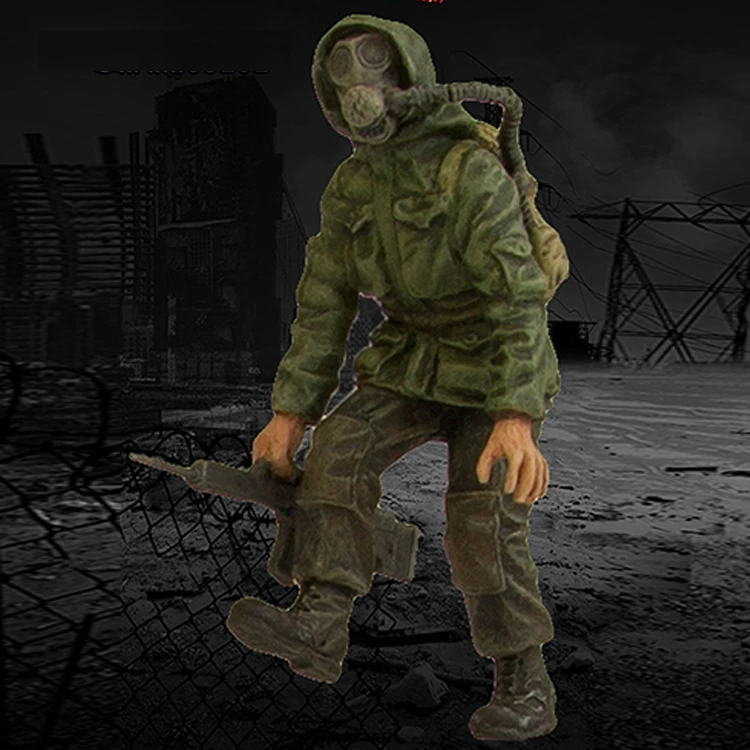 1/35 серия сталкера Oleg модель солдатика из смолы GK биохимических веществ