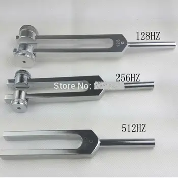 

High quality nervous system testing tuning fork medical tuning fork 128Hz or 256Hz or 512Hz with hammer and cloth bag free
