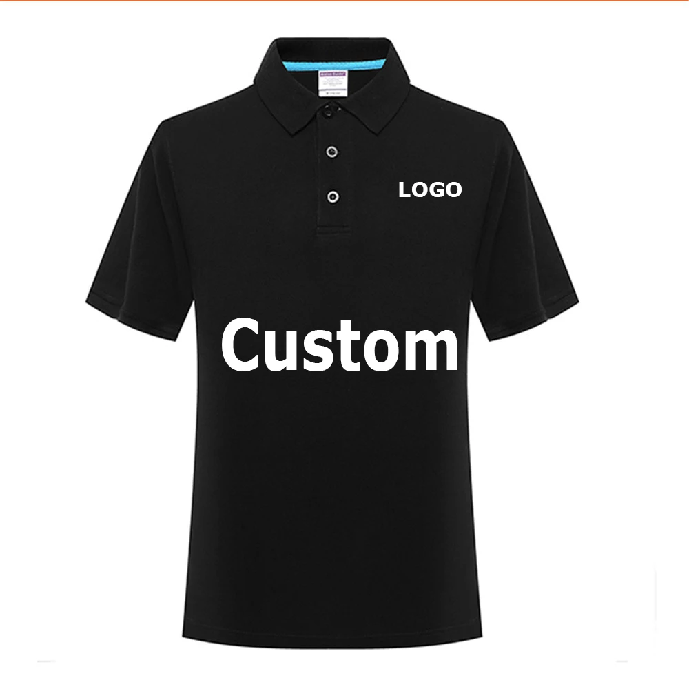 

Custom Printing DIY Brand New Men's Polo Shirt Personalized Your Logo Men Short Sleeve Shirt Polo Shirts S-3XL