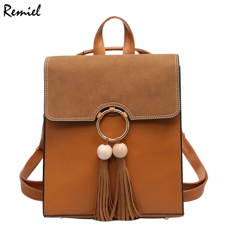 Fashion Women Backpack Bag 2017 PU Leather Women Backpack Retreat College Wind Teenage Girl High Quality