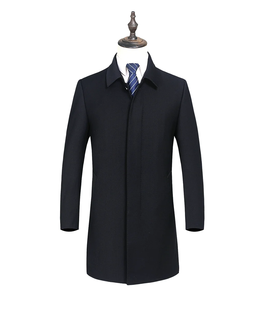 Mu Yuan Yang новые мужские осенние пальто Модные Повседневные Классические тренчи с отложным воротником куртки пальто для мужчин