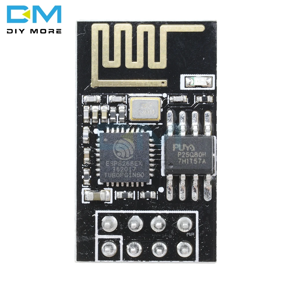 ESP8266 ESP01 Φ серийный модуль Wifi Беспроводная плата приемопередатчика 3 в 6 UART I2C I2S