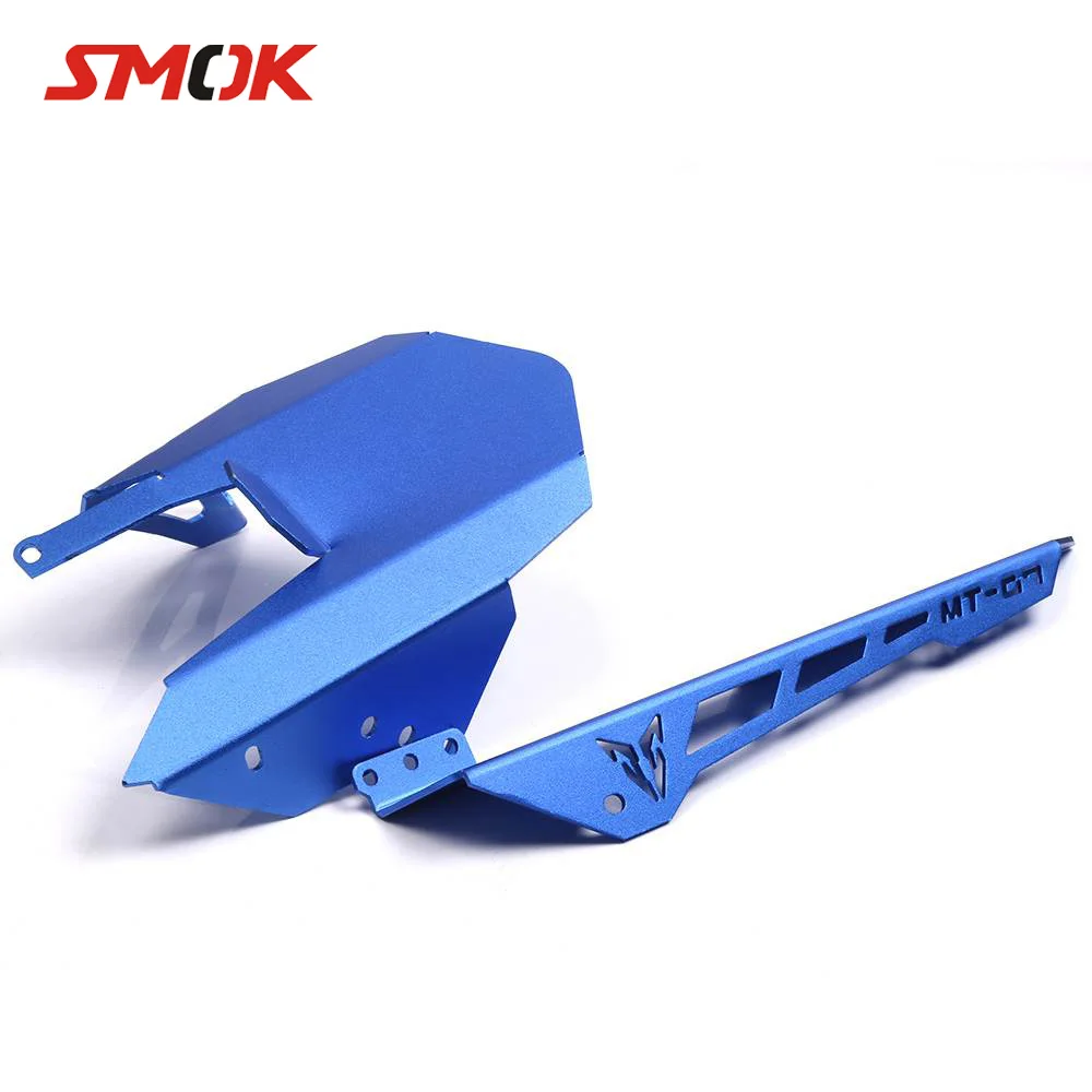

SMOK For Yamaha MT07 MT 07 MT-07 2013-2017 FZ07 2015-2017 Motorcycle CNC Aluminum Rear Tire Fender Mudguards Chain Guard Cover