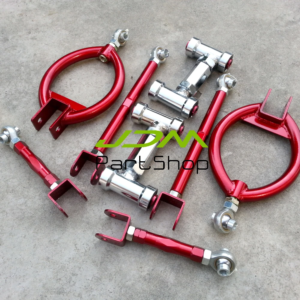 

Suspension Adjustable Front Rear Camber Arm Kit Toe Traction Arms Set For Nissan Fairlady 300ZX Z32