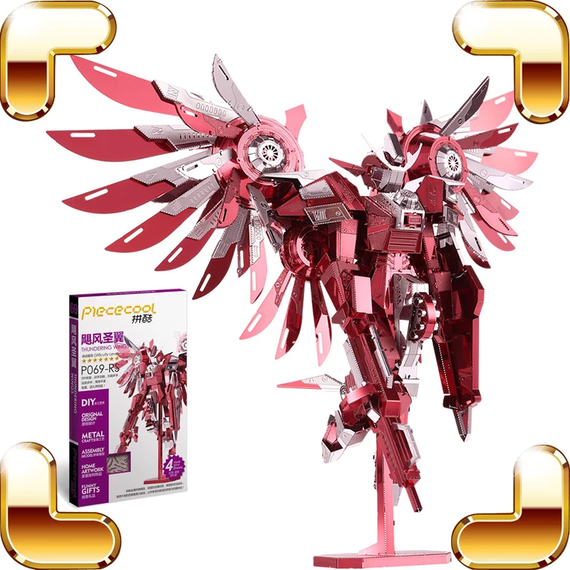 

New Arrival Gift Thundering Wings 3D Model Metallic Education DIY Game Puzzles Learning Adult IQ Toys Boys Men Favour Present