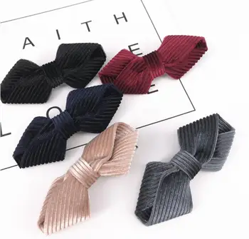 

1PC Bowknot Side Clip Winter Autumn Pleuche Hair Clip