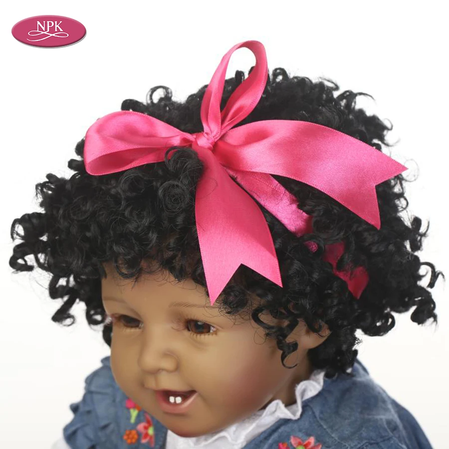 reborn black girl  lifelike baby doll toys reaslistic bebe bonecas menina (1)