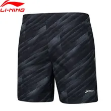 Распродажа) Li-Ning мужские шорты для соревнований по бадминтону, полиэстер, обычная посадка на сухой подкладке, спортивные шорты AAPP061 MKD1609
