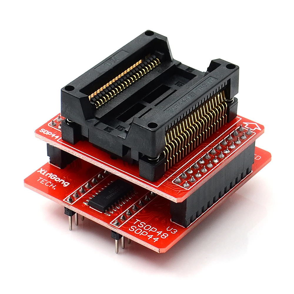 Бесплатная доставка TSOP48/SOP44 IC адаптер для Minipro TL866A TL866CS TL866II PLUS Универсальный USB