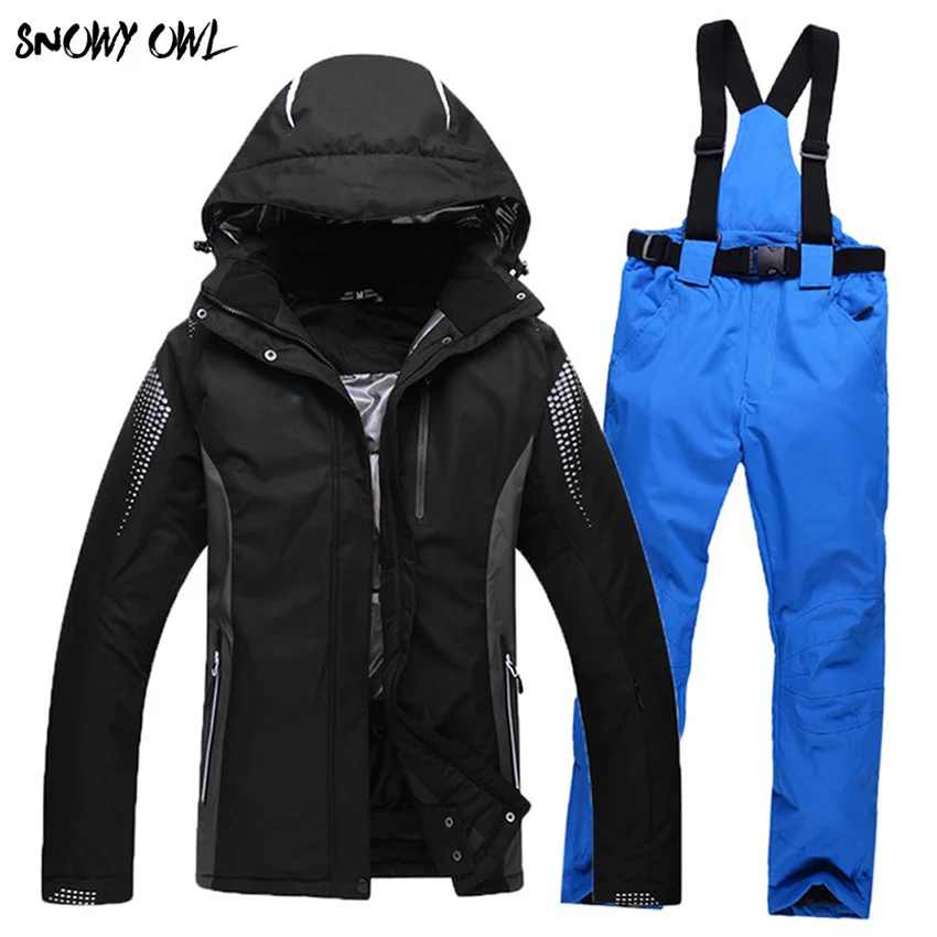

High-quality outdoor winter snowboarding suit men and women couple models ski jackets and pants thick warm waterproof h300