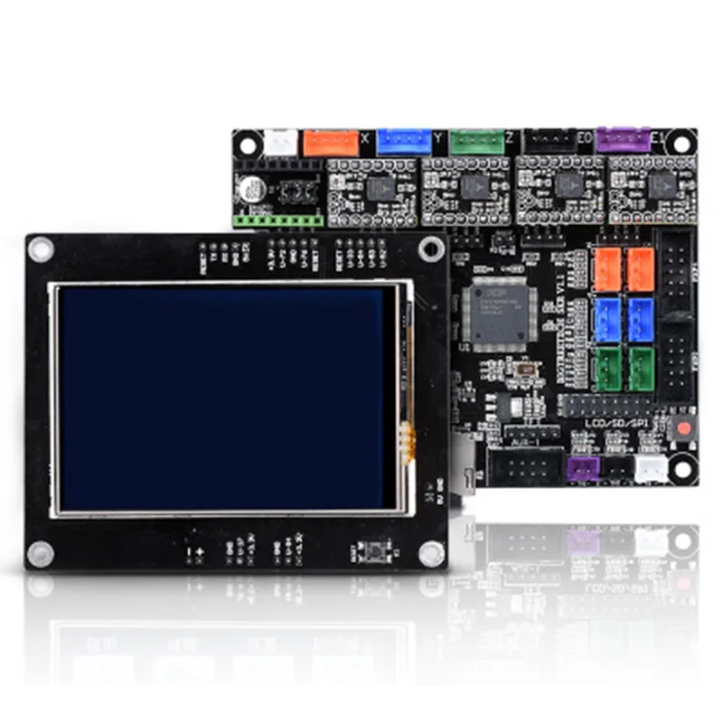 Bigtreetech СКР V1.1+ Tft3.5+ Tmc2130 Управление доска с процессор Arm 32-разрядный Управление доска с открытым исходным кодом Smoothieware для 3D-принтеры Pa