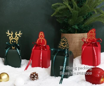 

High-grade Merry Christmas Packaging Candy Box Party Cake Dessert Paper Box Festival Gift Wrap Christmas Eve Apple Box