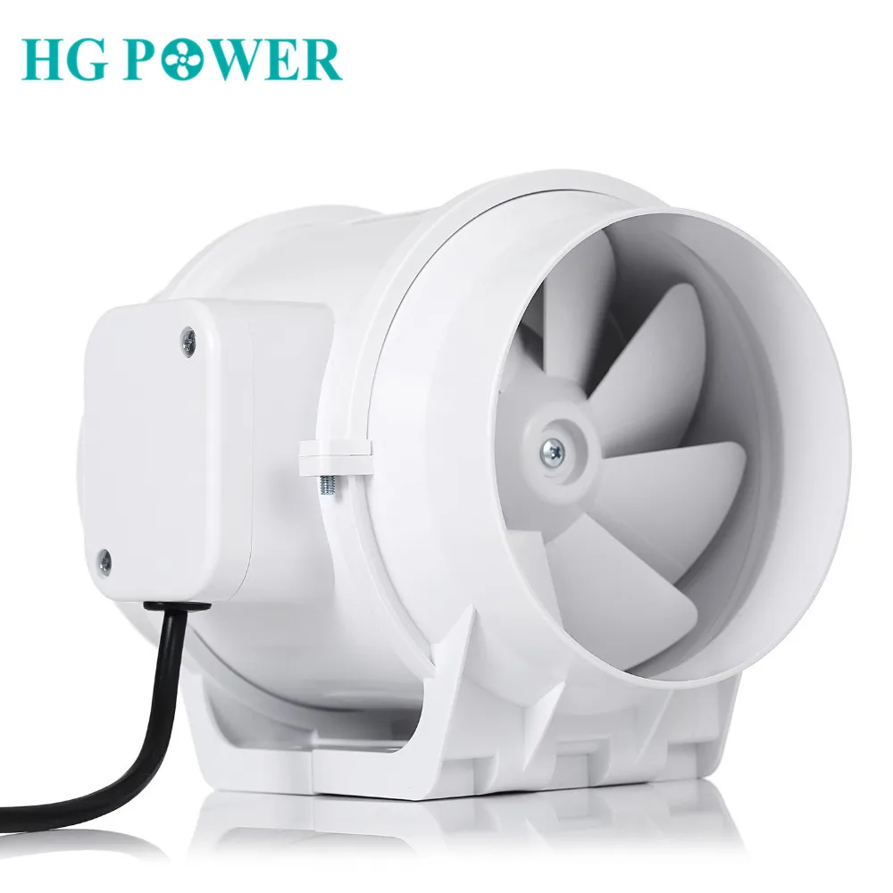 5 ''110 V Тихая Inline протока вентилятор Вытяжной вентилятор гидропоники воздушный воздуходувка вентилятор для дома Ванная комната