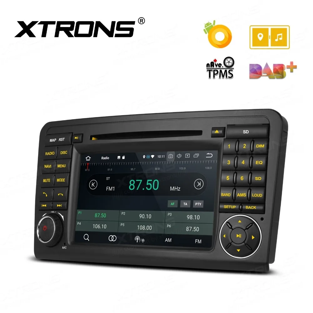 Perfect Android 8.0 OS 7" Car DVD Multimedia Navigation GPS Radio for Mercedes-Benz ML-Class W164 2005-2011 & GL-Class X164 2006-2012 4