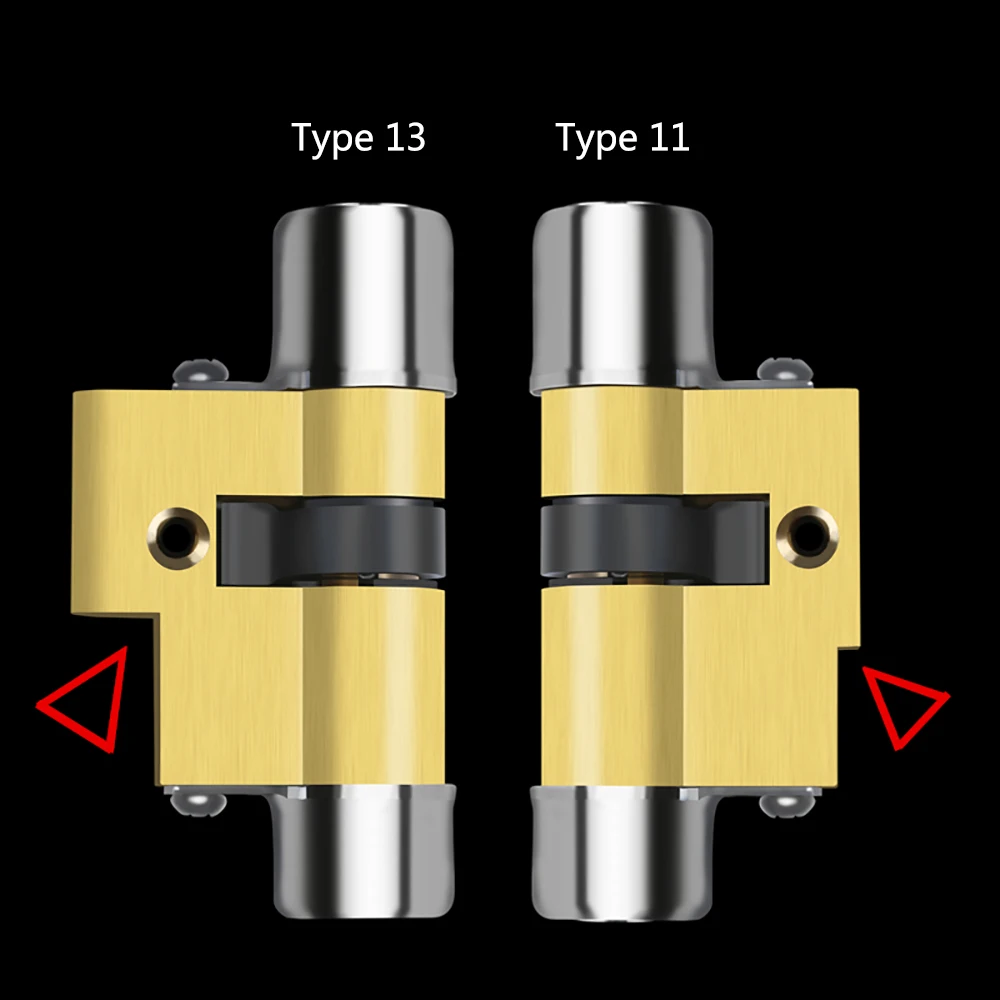 Противоугонная дверь lGate цилиндр замок для тихих перемещений, Тип 11/13 медь c-класса замок для тихих перемещений, лезвие не поддается насильственному супер c-класса фиксатором лезвия 8keys