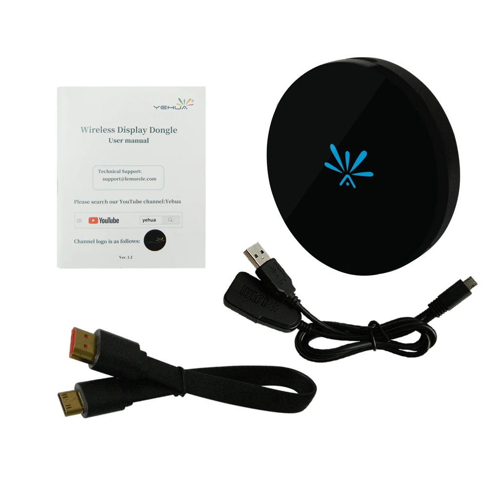 

5/2.4G Mirascreen G6 TV Stick Adapter for Mini PC Android IOS HDMI WiFi Display Dongle Chromecast Home APP