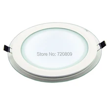 Завод питания 10 шт./лот 18 Вт LED Стекло Панель свет круглый ультратонких AC85-265V Кухня потолочный светильник
