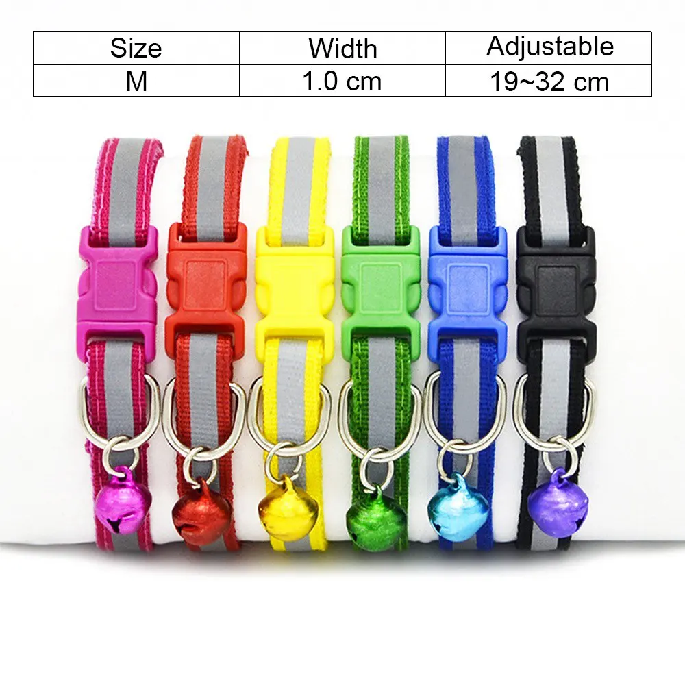 Cat Collar With Bell Safety Collar For Cats Small Dogs Chihuahua Puppy Collar Cat Leash Breakaway Cat Collars Leads Pet Products Cat Collar With Bell Safety Collar For Cats Small Dogs Chihuahua Puppy Collar Cat Leash Breakaway Cat Collars Leads Pet Products