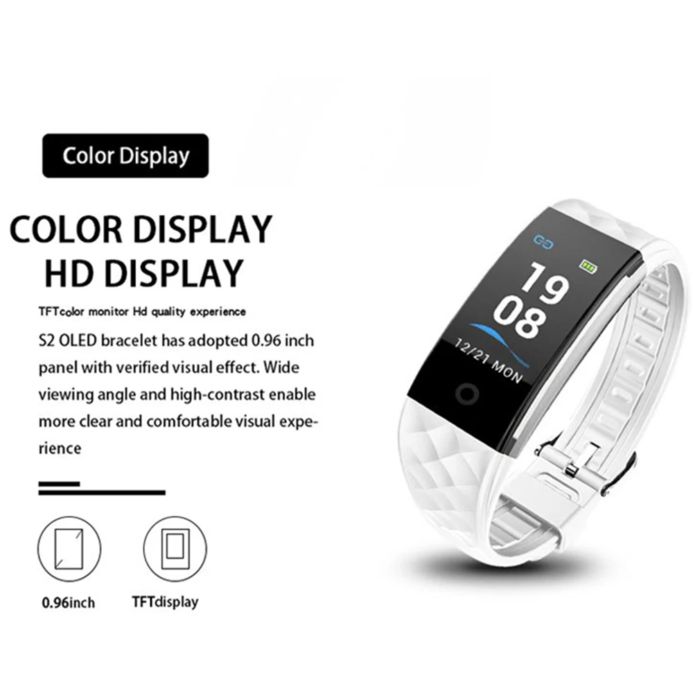 S2 smart watch with pressure measurement Heart Rate Monitor Smart band women men watch Sport Fitness Tracker Smart Wristband