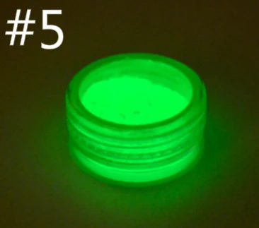 10 цветов фосфорное светящееся порошковое покрытие для ногтей УФ-Гель-лак светится в темноте пигменты для ногтей флуоресцентный порошок - Цвет: 05