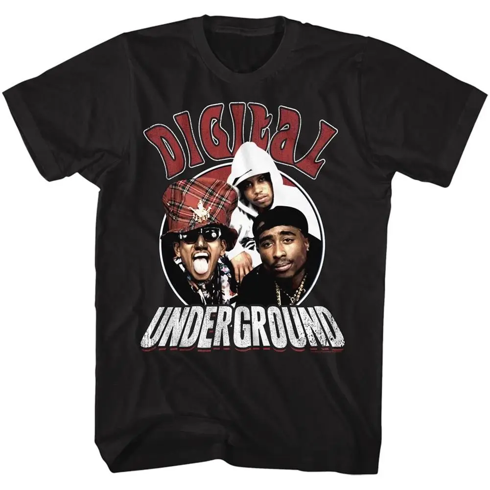 Digital Underground Circle Photo Adult T Shirt Hip Hop Musicin T