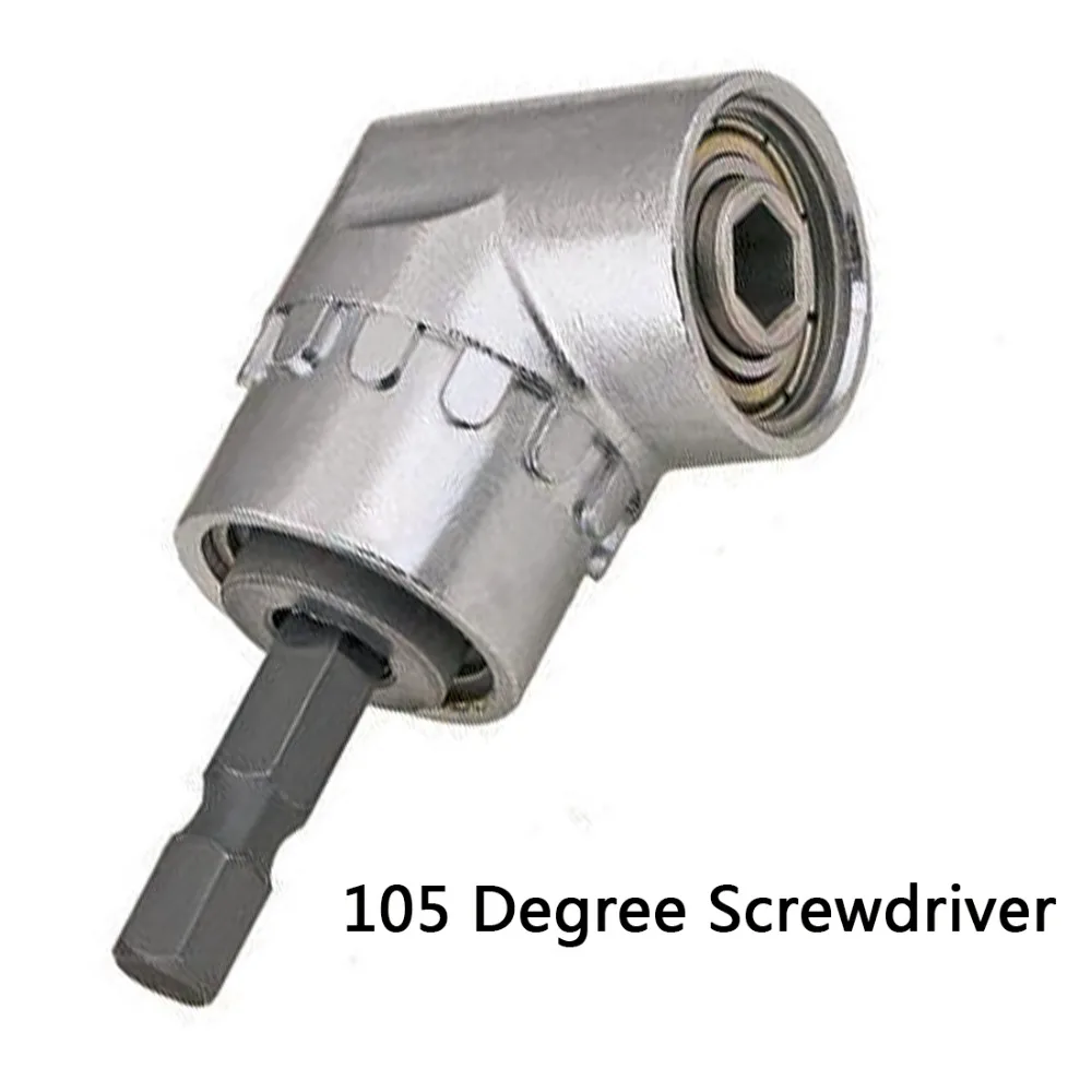 Angle Extension Screw Driver Socket Holder Bits 1/4 Hex Shank Screwdriver 105 Degree Magnetic Bit for Screwdrivers | Инструменты