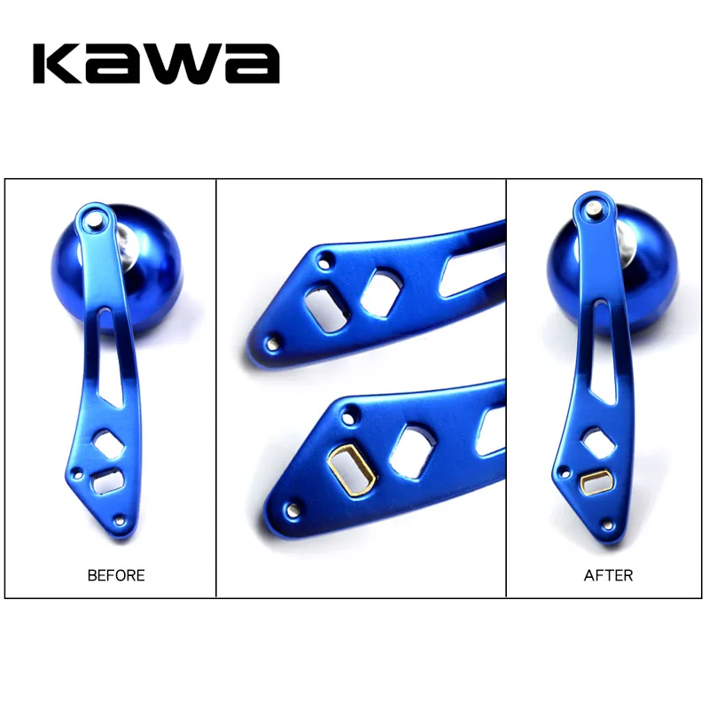 Kawa 1pc fishing reel handle tube DIY reel handle assembly hole from 8*5mm to 7*4mm for D/A/S Fishing Accessory