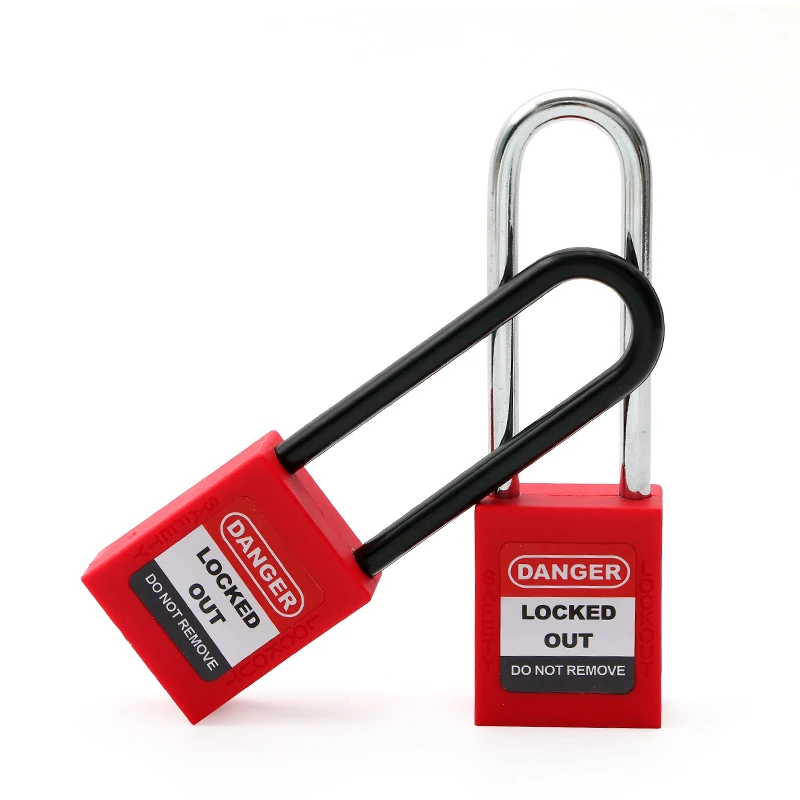 76mm Long Safety Loto Padlock Steel Plastic Shackle Lockout Tagout Pad Locks | Обустройство дома
