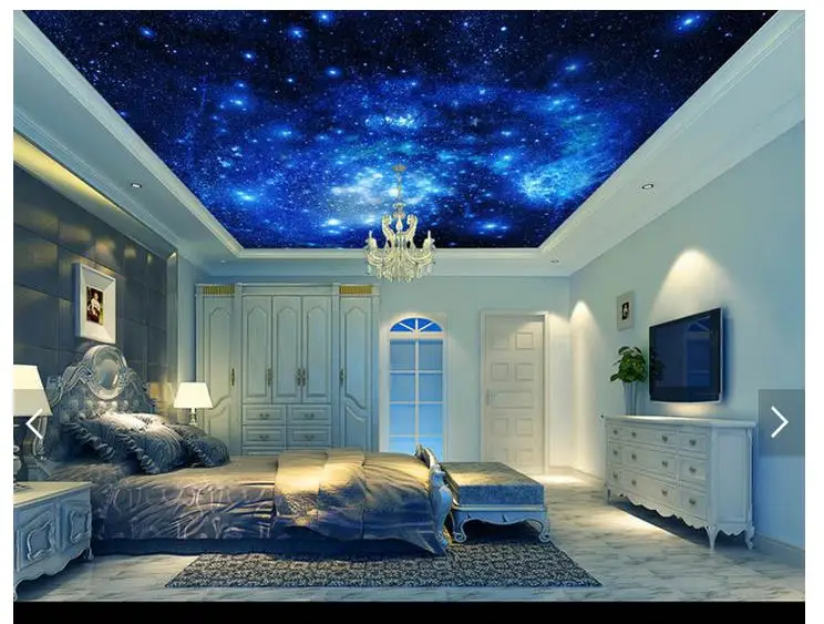 3d photo wallpaper custom 3d ceiling wallpaper murals sky ...
