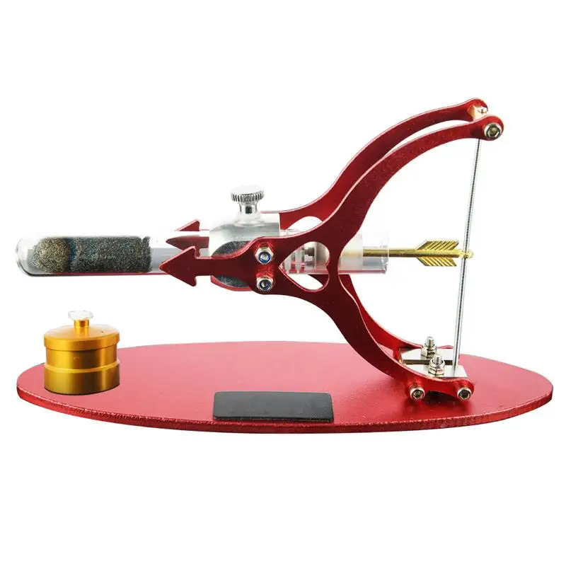

Love Arrow Shape Stirling Engine Model External Combustion Educational Alcohol Lamp Model Decoration for Kid Adult